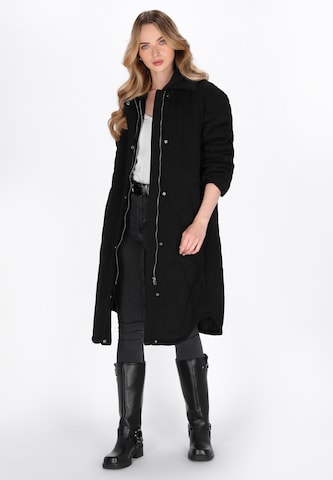 Manteau mi-saison 'Vintage' DreiMaster Vintage en noir