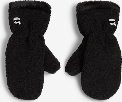 L-XL dydžio Kumštinės pirštinės ' Ikon-Fäustlinge aus Kunstlammfell ' iš Karl Lagerfeld, spalva – juoda, Prekių apžvalga