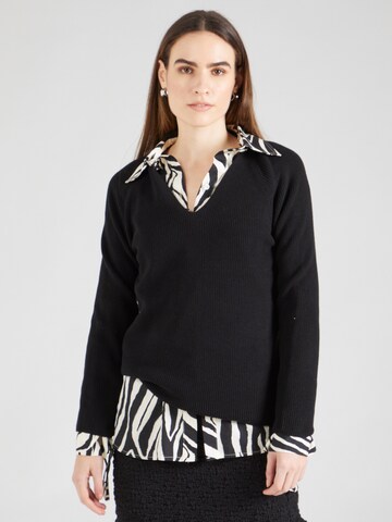 s.Oliver Sweater in Black: front