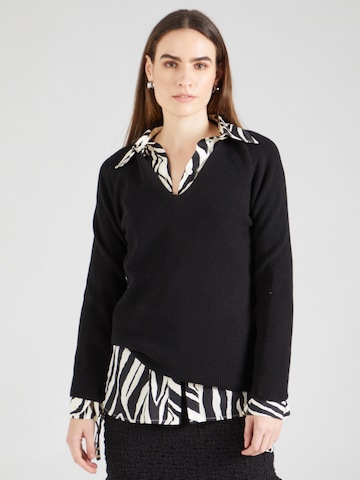 Pull-over s.Oliver en noir : devant