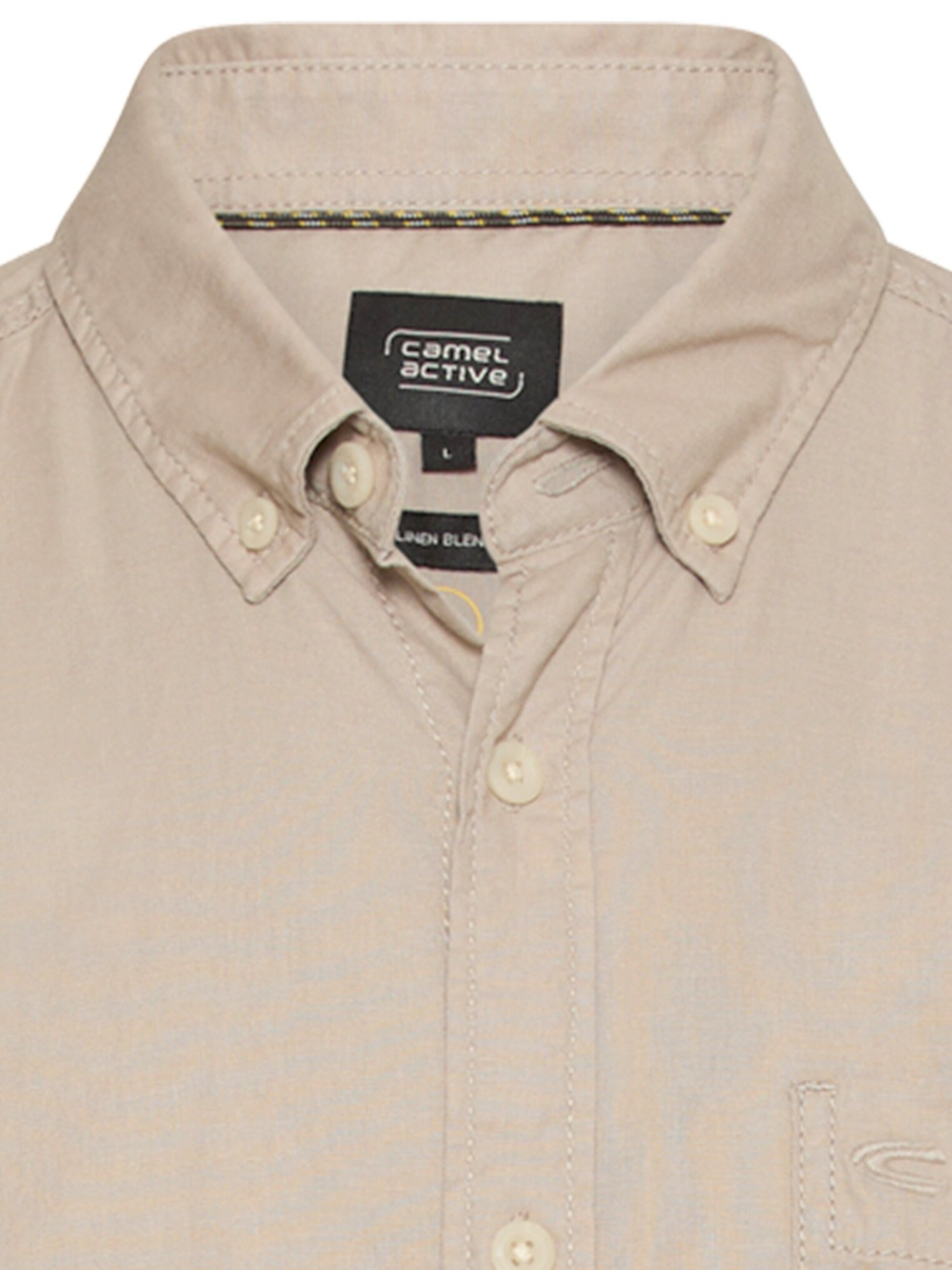 CAMEL ACTIVE Regular fit Button Up Shirt in Beige