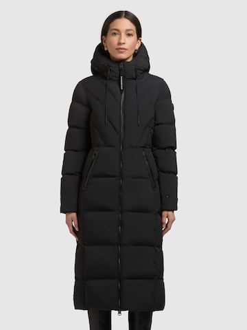 Manteau d’hiver 'SORIA' khujo en noir : devant