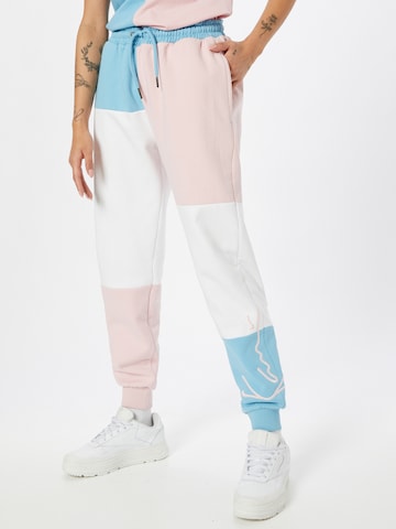 Tapered Pantaloni di Karl Kani in colori misti: frontale