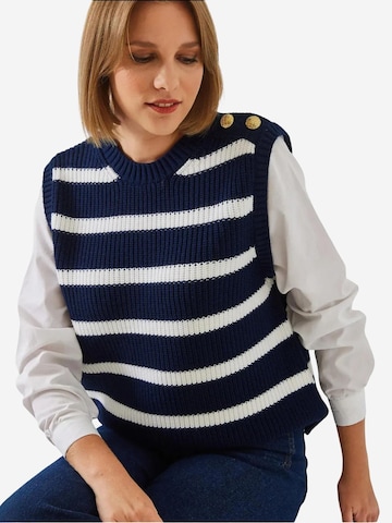 Gilet in maglia 'Pullunder' di Bianco Lucci in colori misti