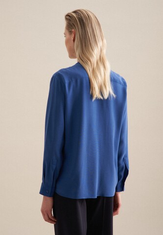 Chemisier 'Schwarze Rose' SEIDENSTICKER en bleu
