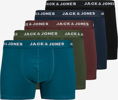 JACK & JONES Bokserishortsit 'JФСЕeo' värissä laivastonsininen / petrooli / burgundin punainen / musta, Tuotenäkymä