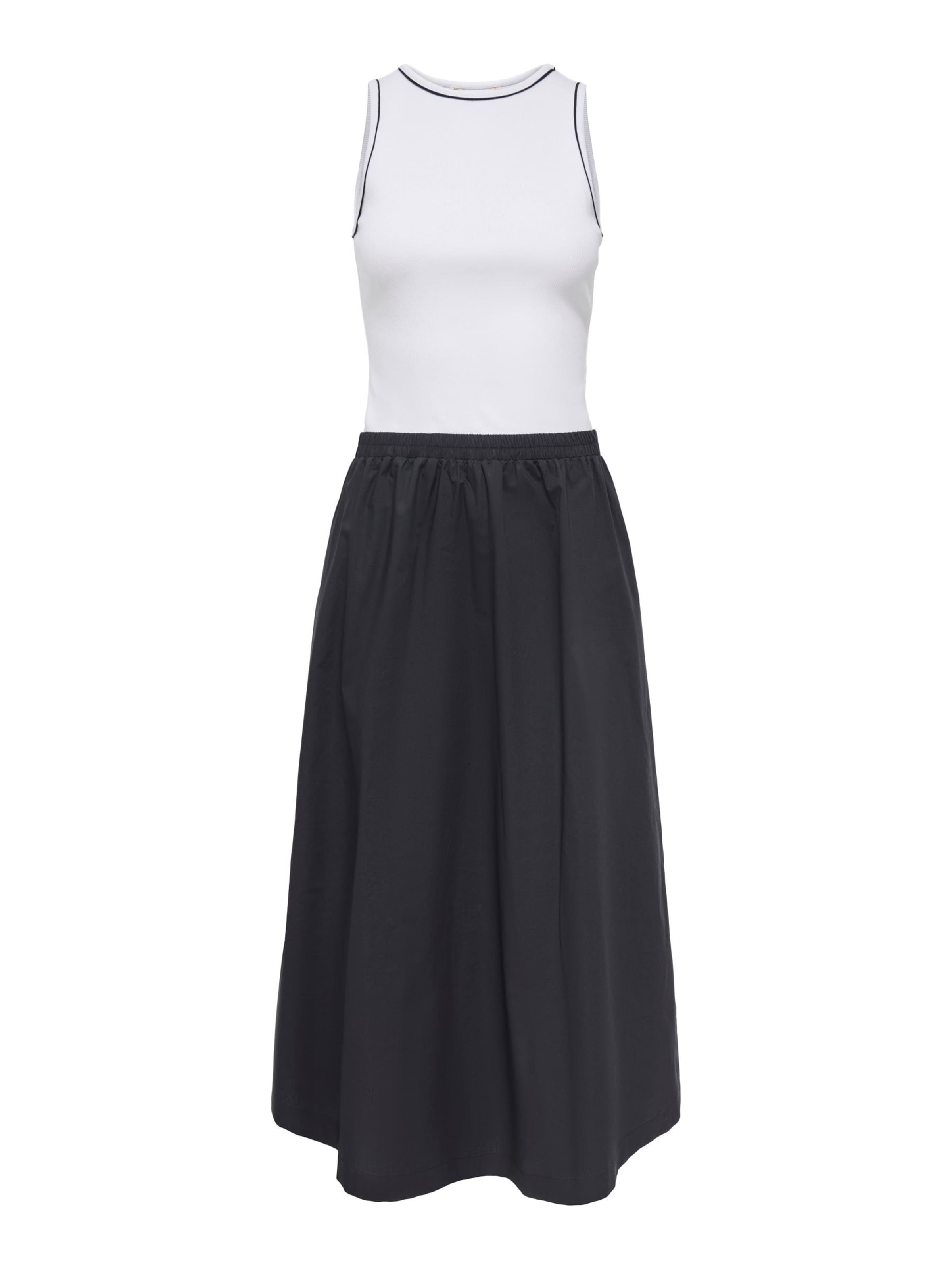 ONLY Robe 'ONLZaya' en noir / blanc, Vue avec produit