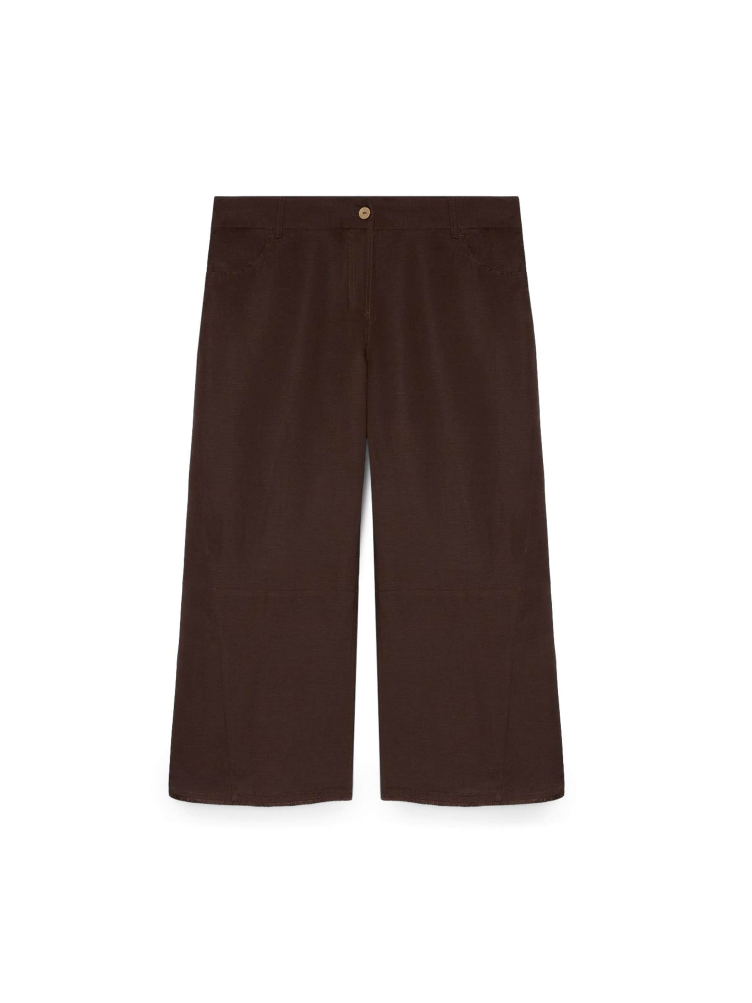 Fiorella Rubino Pantalon en 44/Plus en marron, Vue avec produit