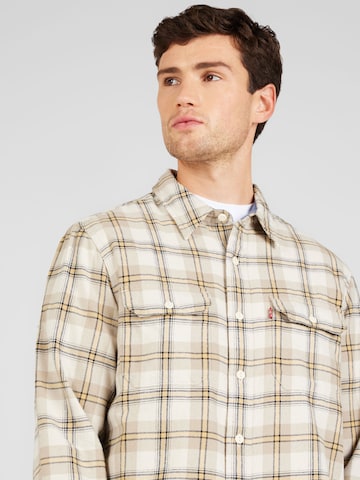 LEVI'S ® Regular fit Button Up Shirt 'Classic Worker Workwear' in Beige