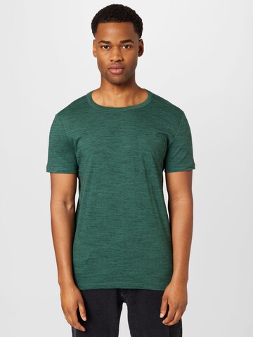 TOM TAILOR DENIM T-shirt i grön: framsida