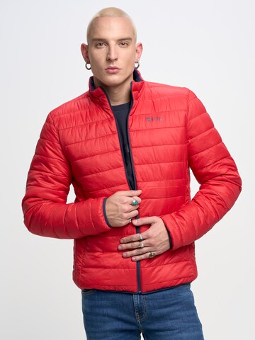 BIG STAR Between-Season Jacket 'Abelard' in Red: front