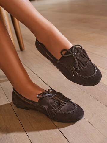 love & roses - Zapatillas en marrón