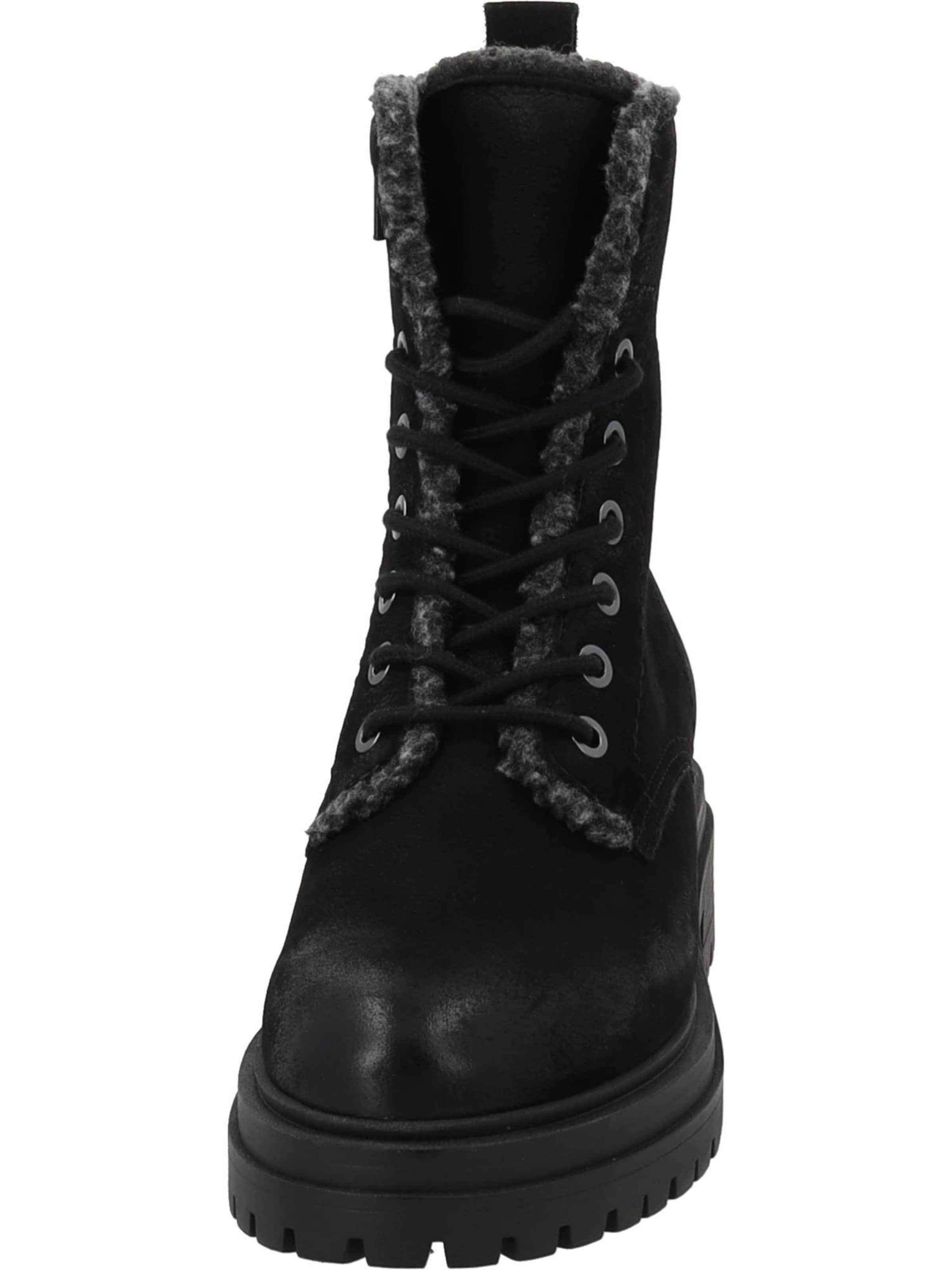 Palado Schnürstiefelette 'Fannina' in Schwarz