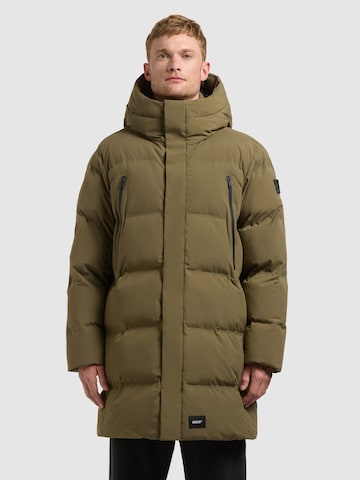 khujo - Abrigo de invierno 'Jamir' en verde: frente