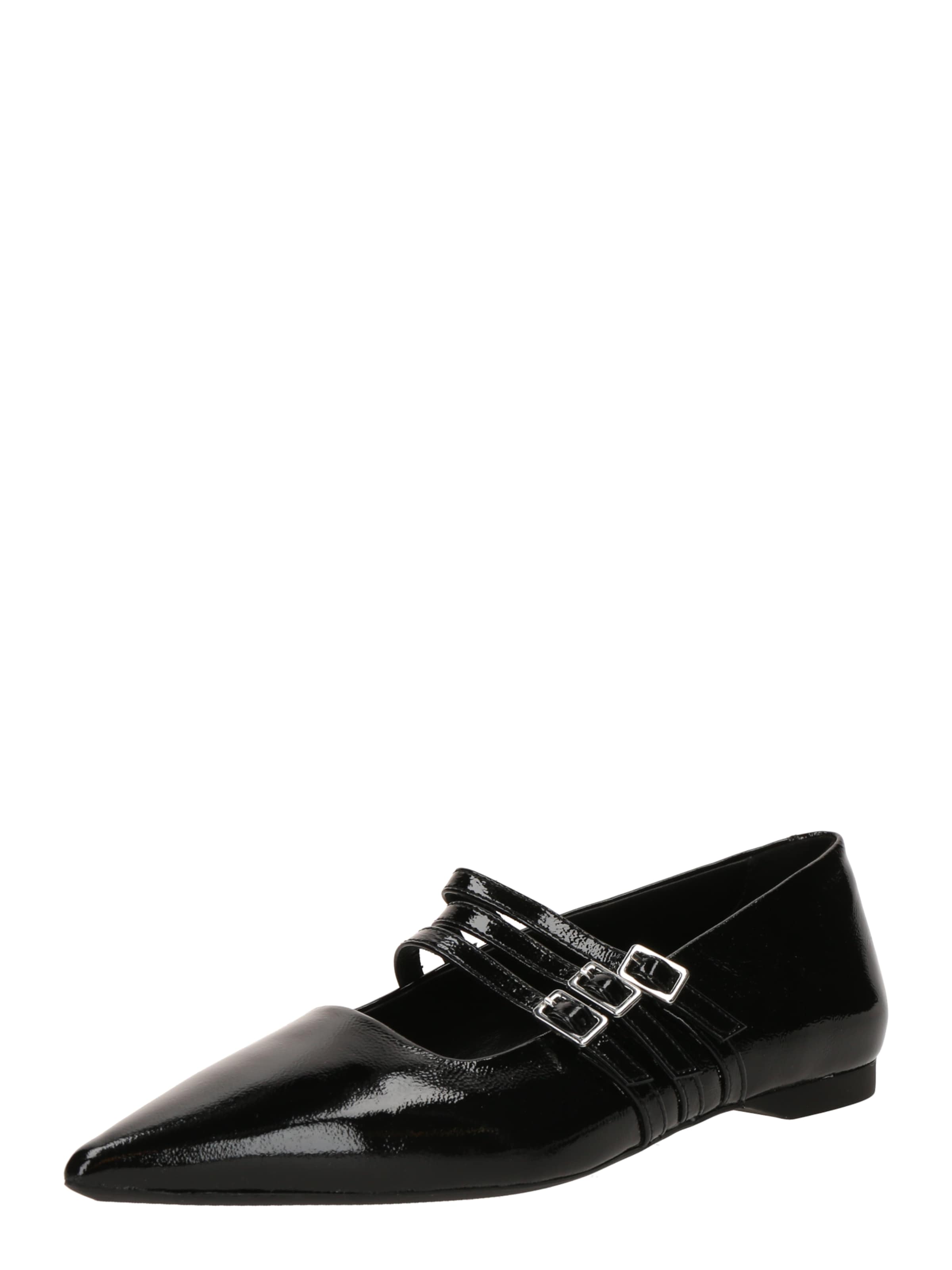 VAGABOND SHOEMAKERS Παντοφλέ 'HERMINE' σε μαύρο: μπροστά