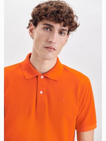 SEIDENSTICKER Poloshirt in Orange