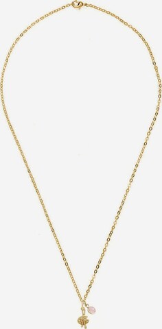 Gemshine Necklace in Gold: front