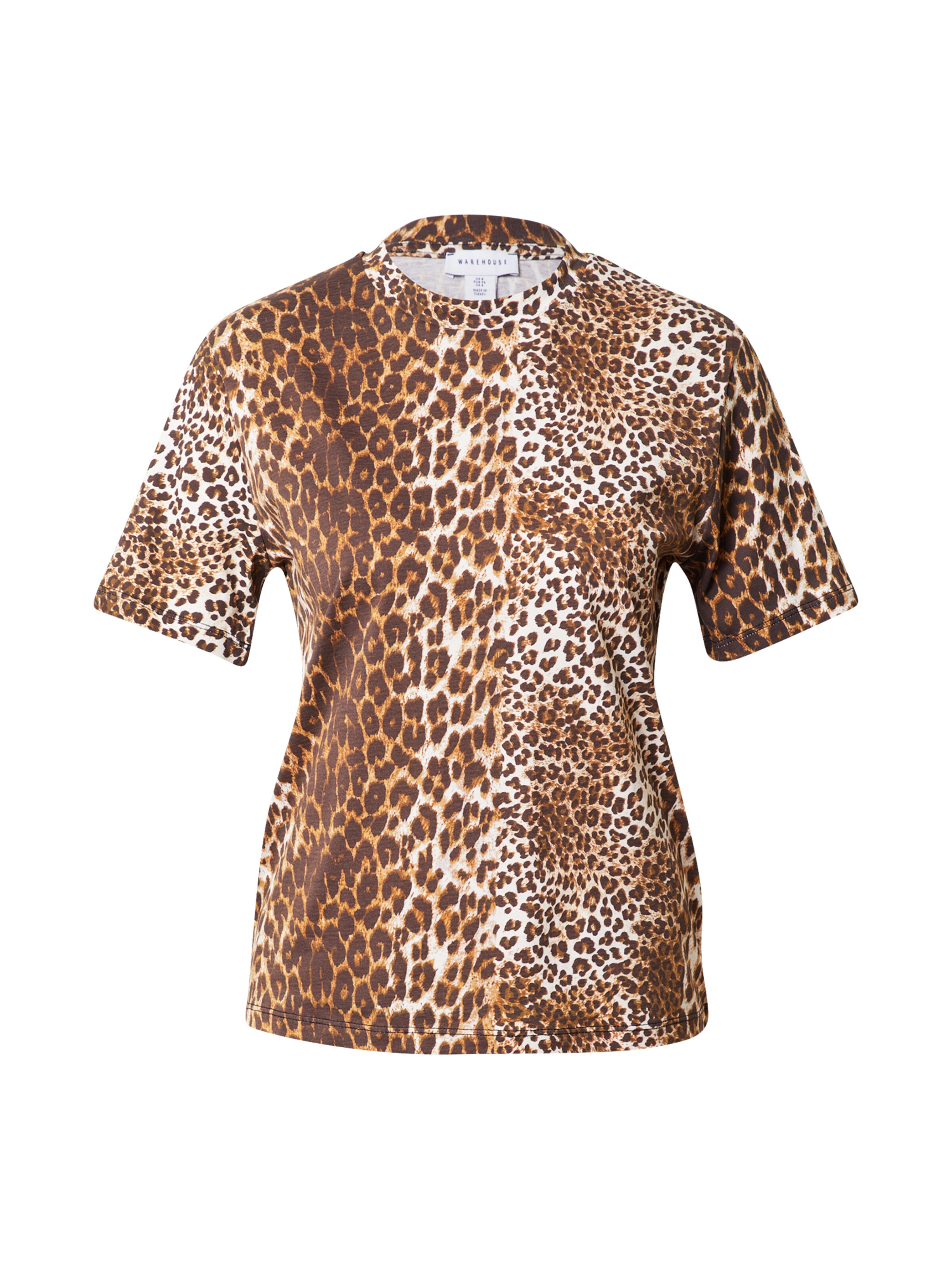 Warehouse Тениска в кафяво: отпред