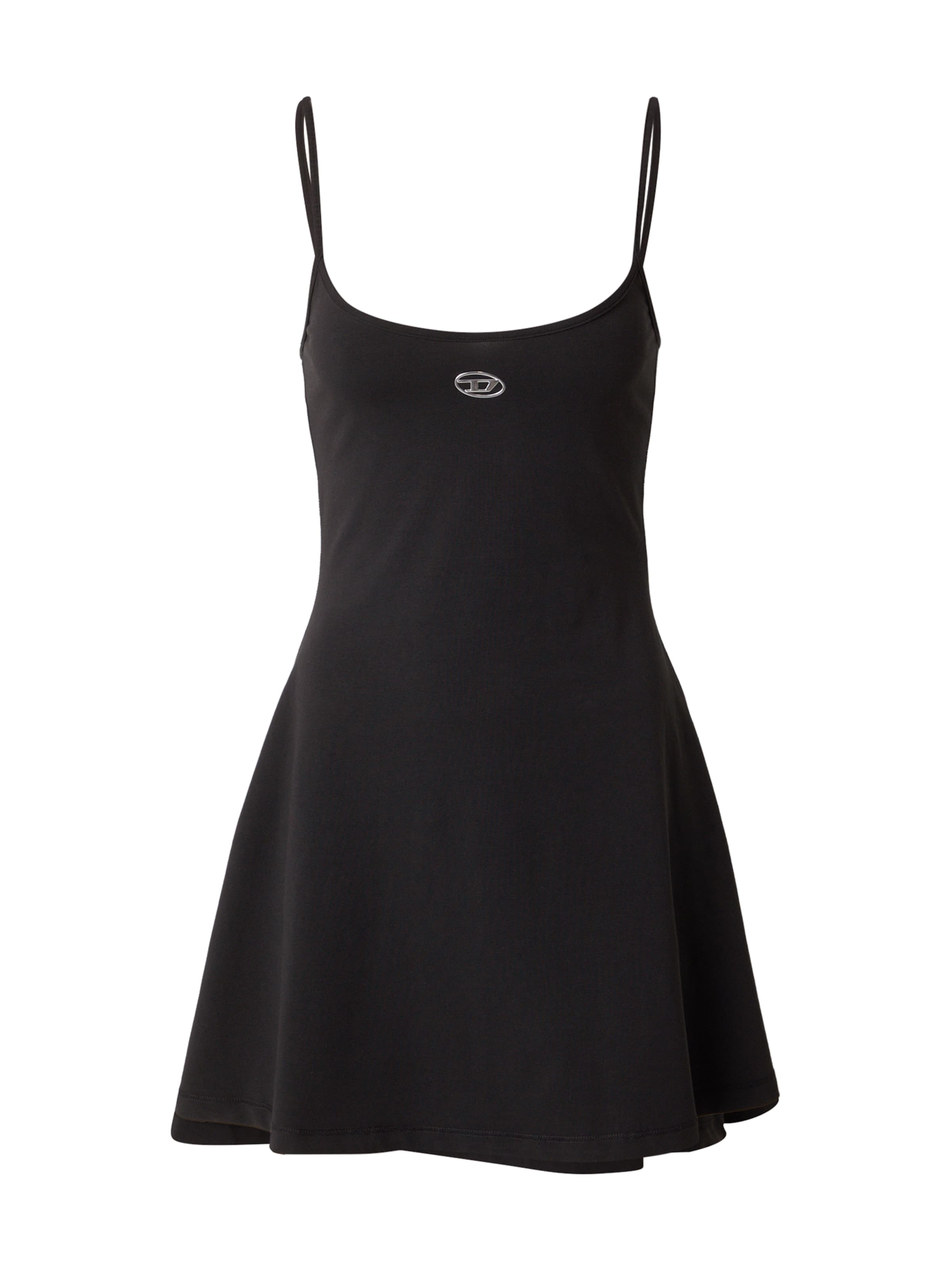 DIESEL - Vestido de verano &#x27;D-NEWHOP-OD&#x27; en negro: frente