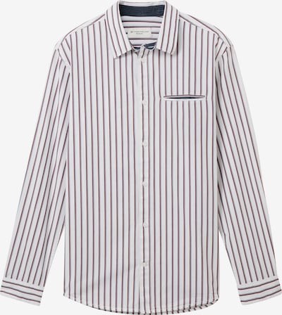 TOM TAILOR Skjorte i grå / rød / hvid, Produktvisning