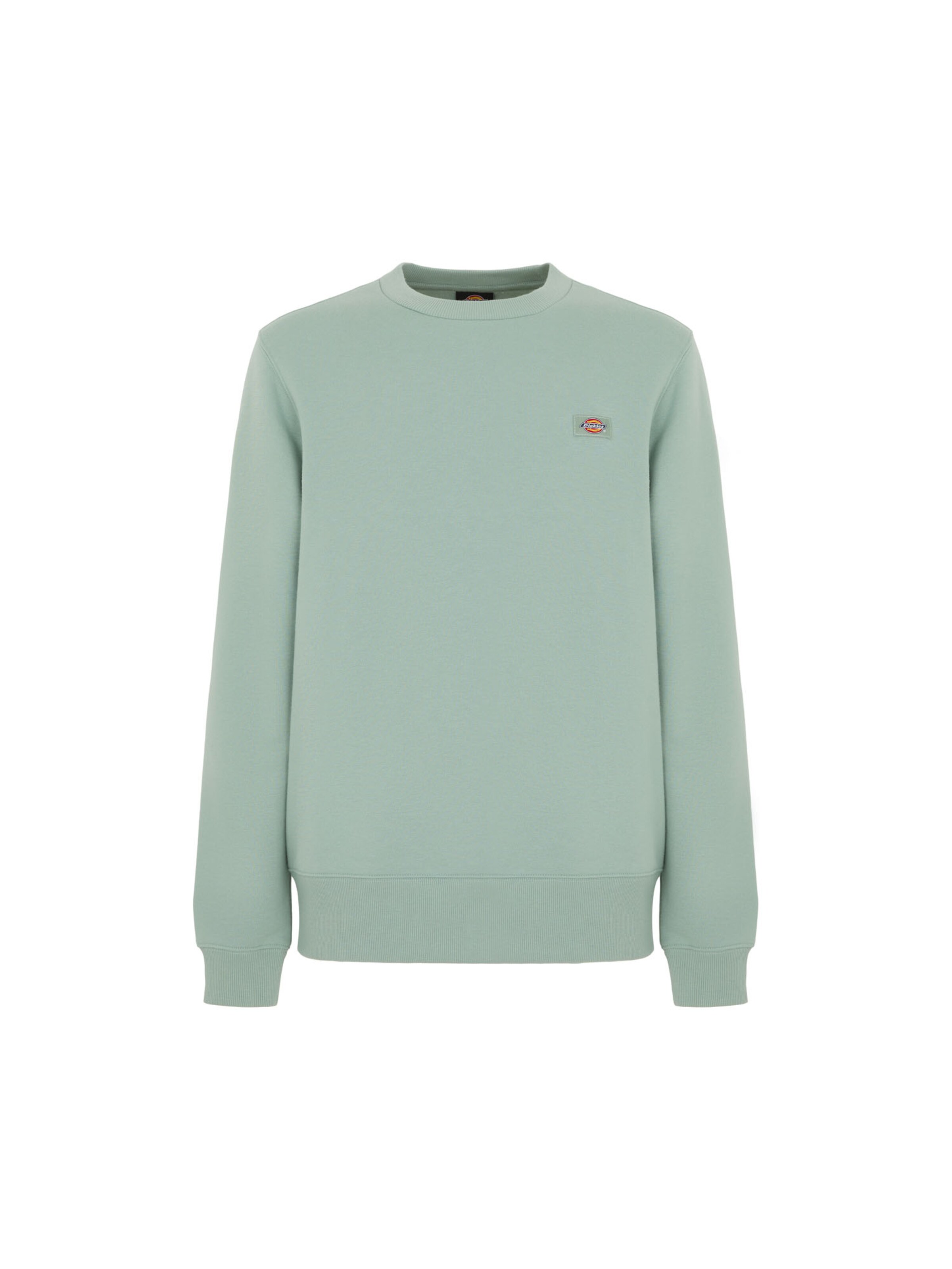 DICKIES Sweatshirt 'OAKPORT' i grön: framsida