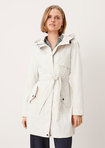 s.Oliver Between-Seasons Coat in White: front