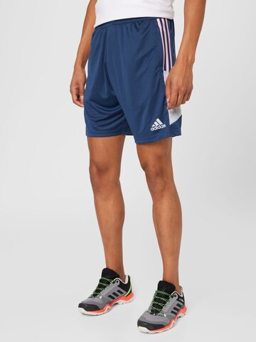 ADIDAS SPORTSWEAR Regular Workout Pants 'Arsenal Condivo 22' in Blue: front