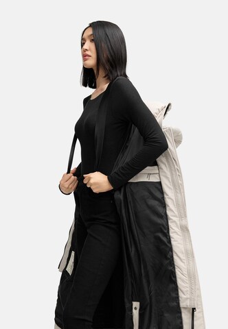 Manteau d’hiver 'Engelsfeder XIV' NAVAHOO en beige