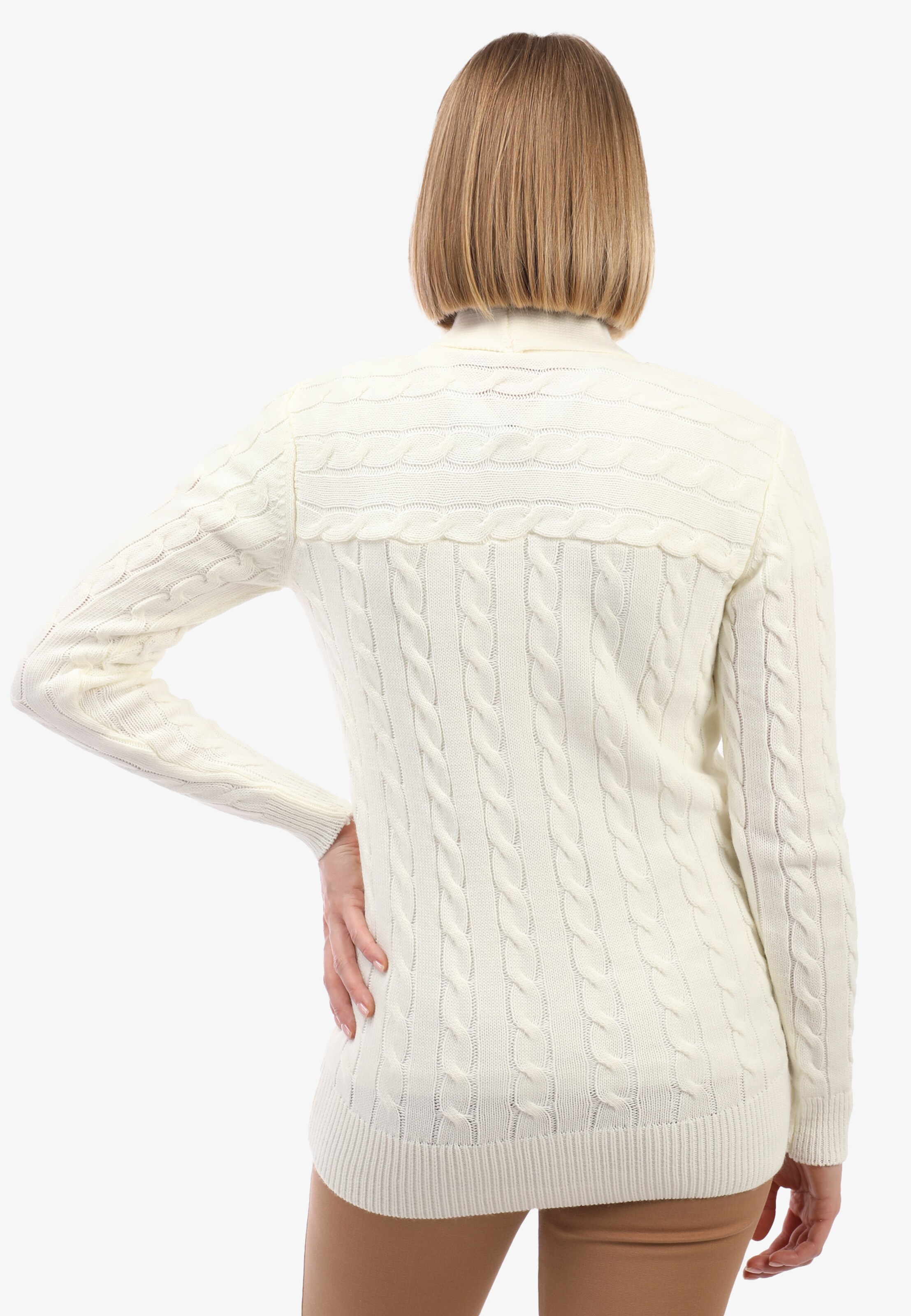 Felix Hardy Knit cardigan in White