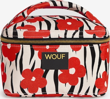 Trousses de toilette 'Daily' Wouf en rouge : devant