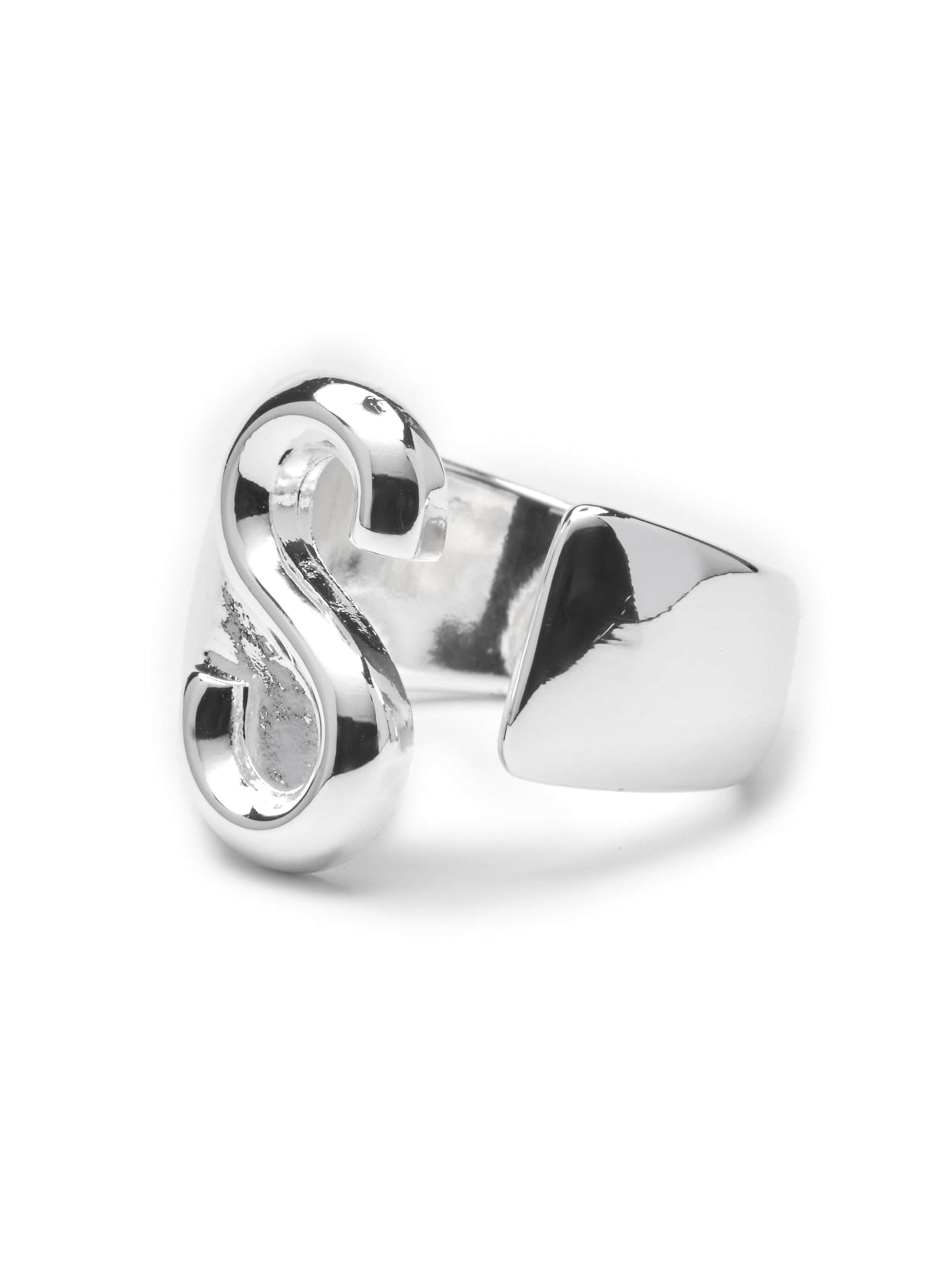 Bague 'Alphabet S' Luxenter en argent