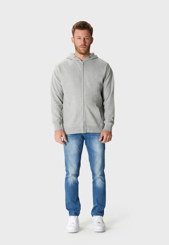 Oldskull Sweat jacket 'Plain Basic' in Grey