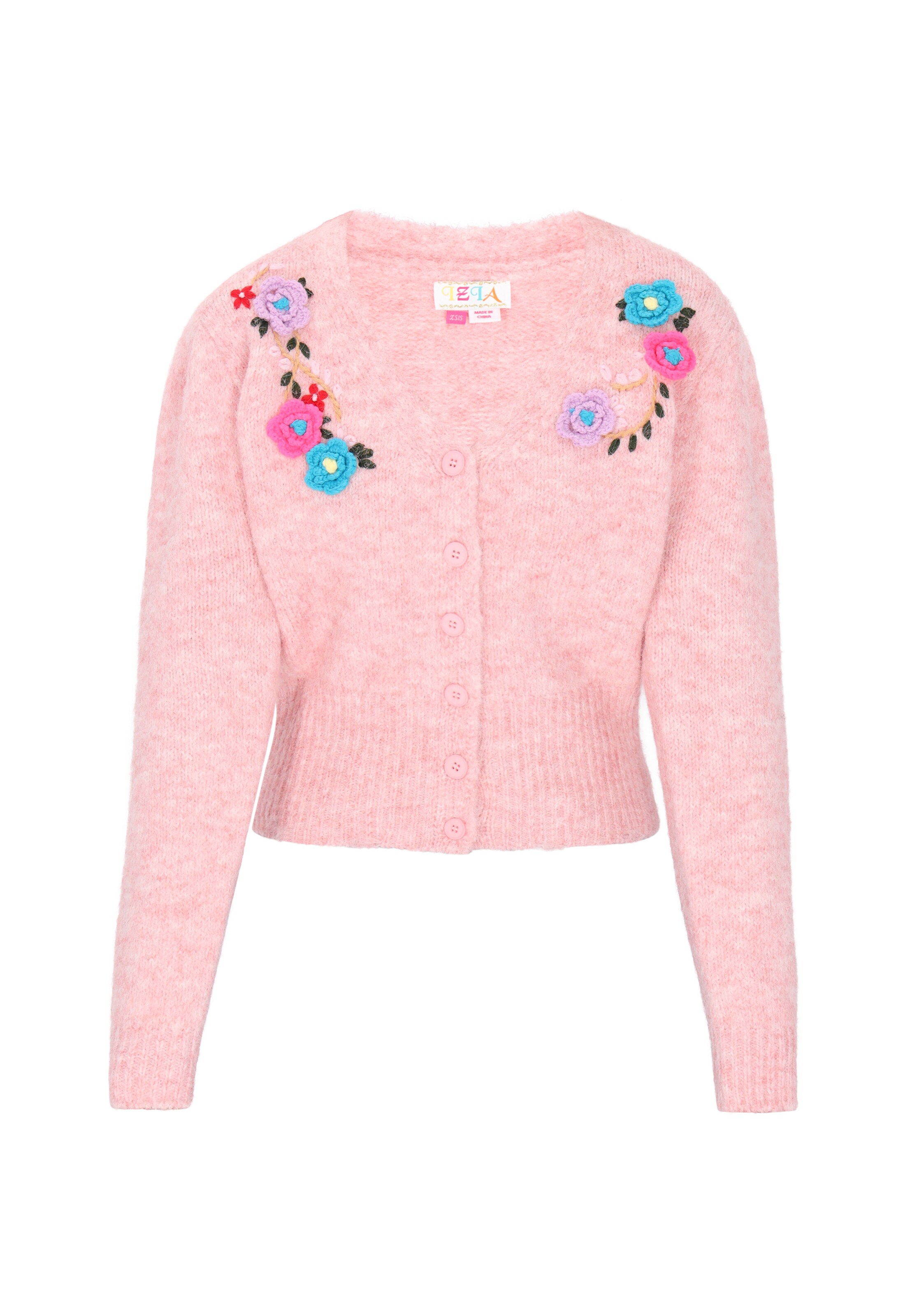 IZIA Kardigán 'Fashion Look' - rózsaszín: elől