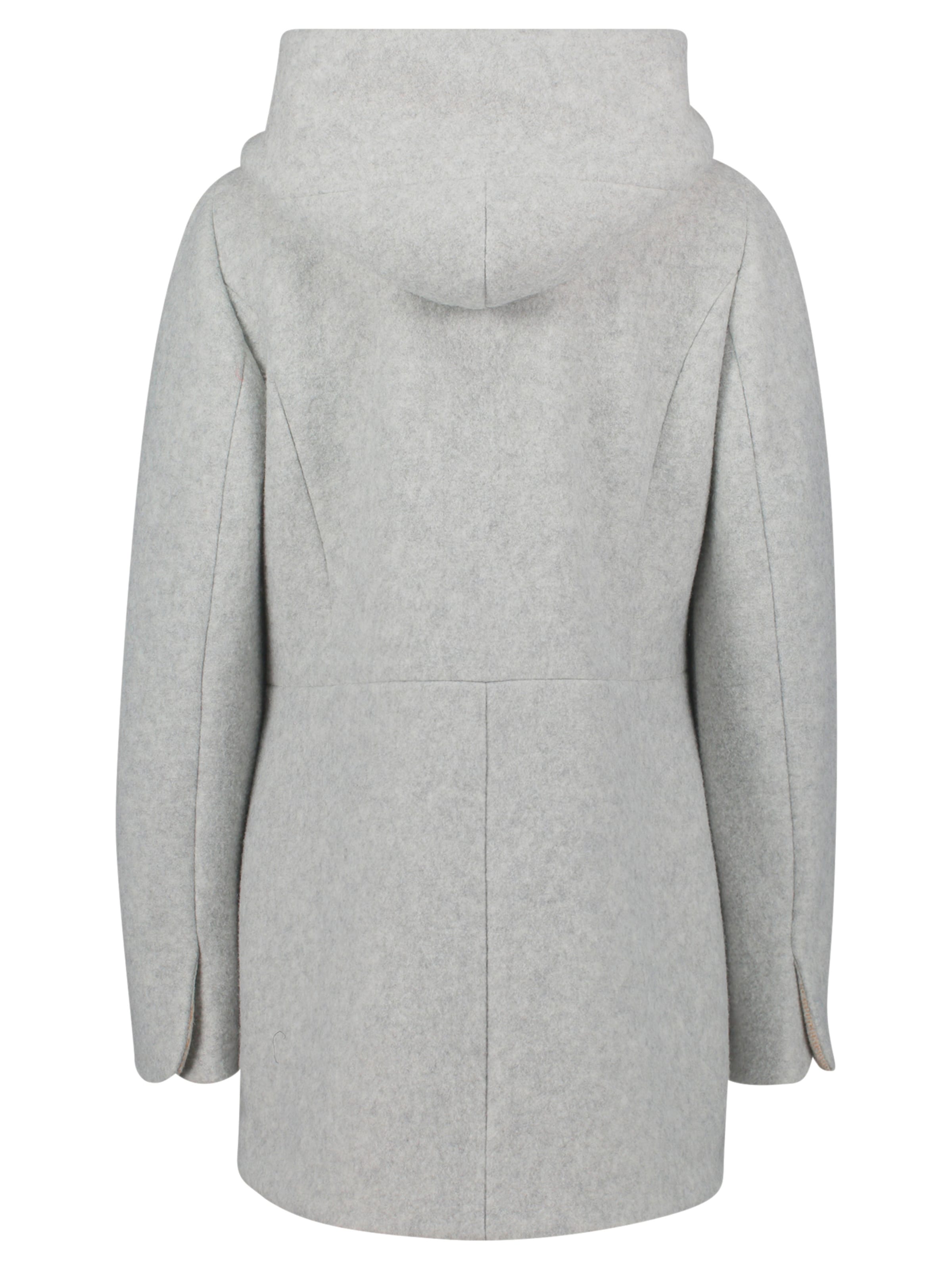 Amber & June Between-Seasons Coat in Grey