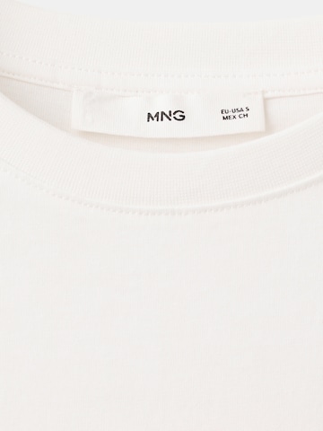 MANGO Тениска 'ILUSTRA' в бяло