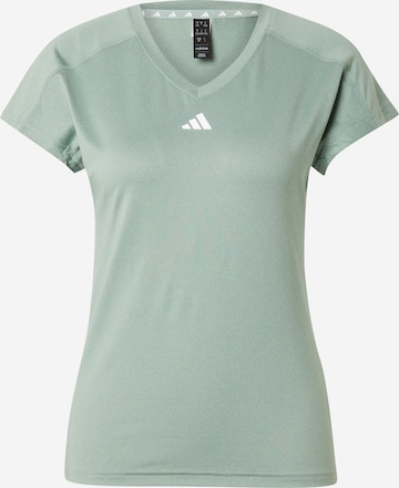 ADIDAS PERFORMANCE Performance Shirt 'Train Essentials' in Green: front