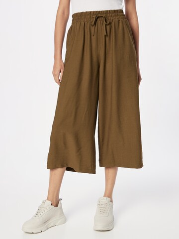 Mavi Wide Leg Hose in Beige: Vorderseite