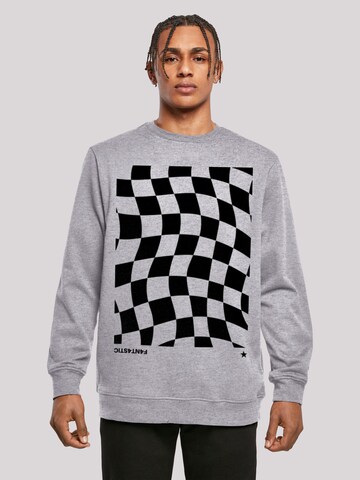Sweat-shirt F4NT4STIC en gris : devant