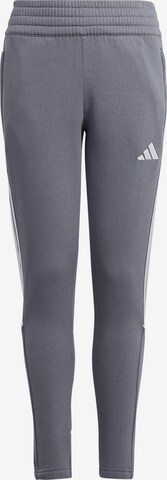 ADIDAS PERFORMANCE Regular Workout Pants in Grey: front