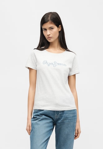 pilka Pepe Jeans Marškinėliai: priekis