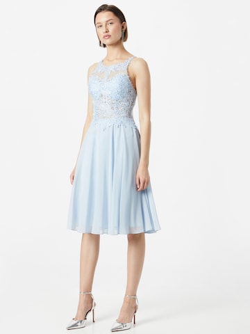 mascara Cocktail Dress in Blue