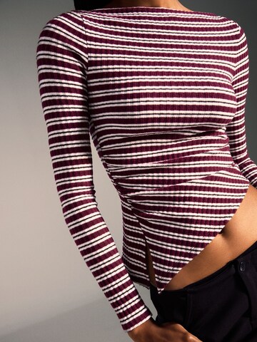 Bershka Shirt in Rood