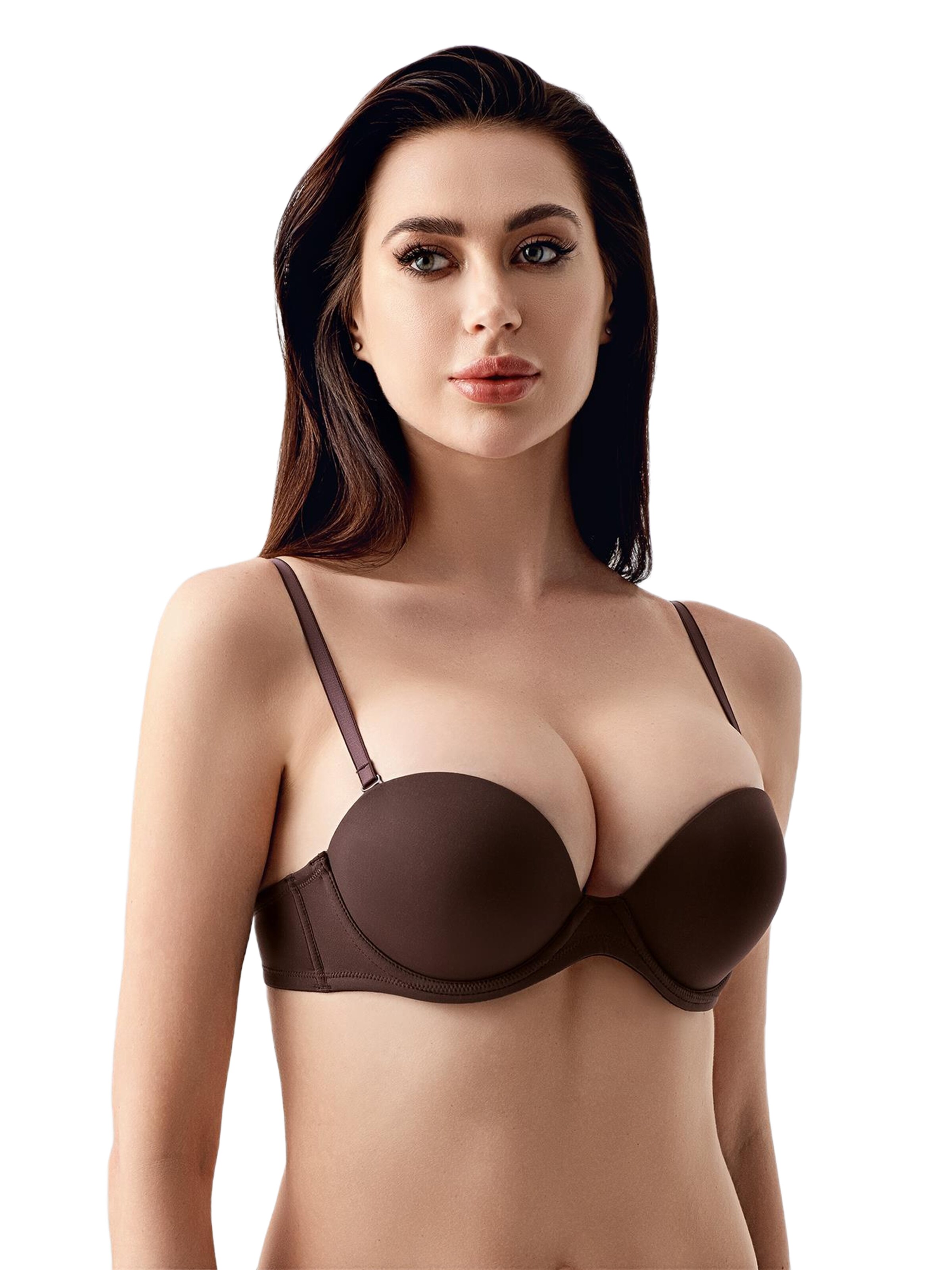 Invisible Soutien-gorge C&City en marron