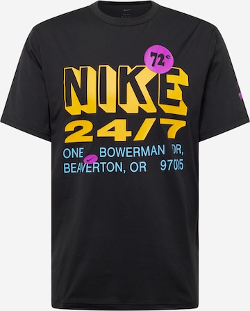 T-Shirt fonctionnel 'HYVERSE' NIKE en noir : devant