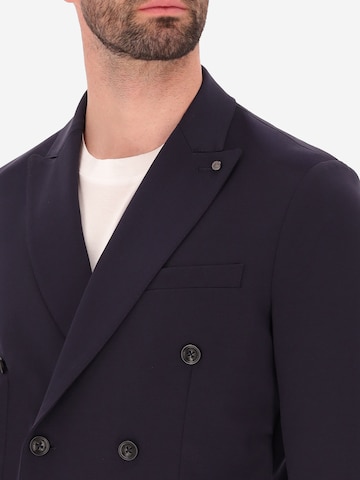 Distretto12 Regular fit Colbert 'Milano' in Blauw