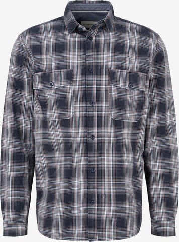 TOM TAILOR Regular fit Button Up Shirt in Blue: front