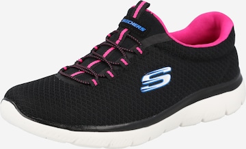 SKECHERS Slip-Ons 'Summits' in Black: front