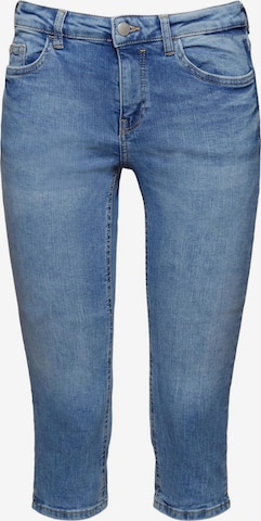 ESPRIT Slimfit Jeans in Blauw: voorkant