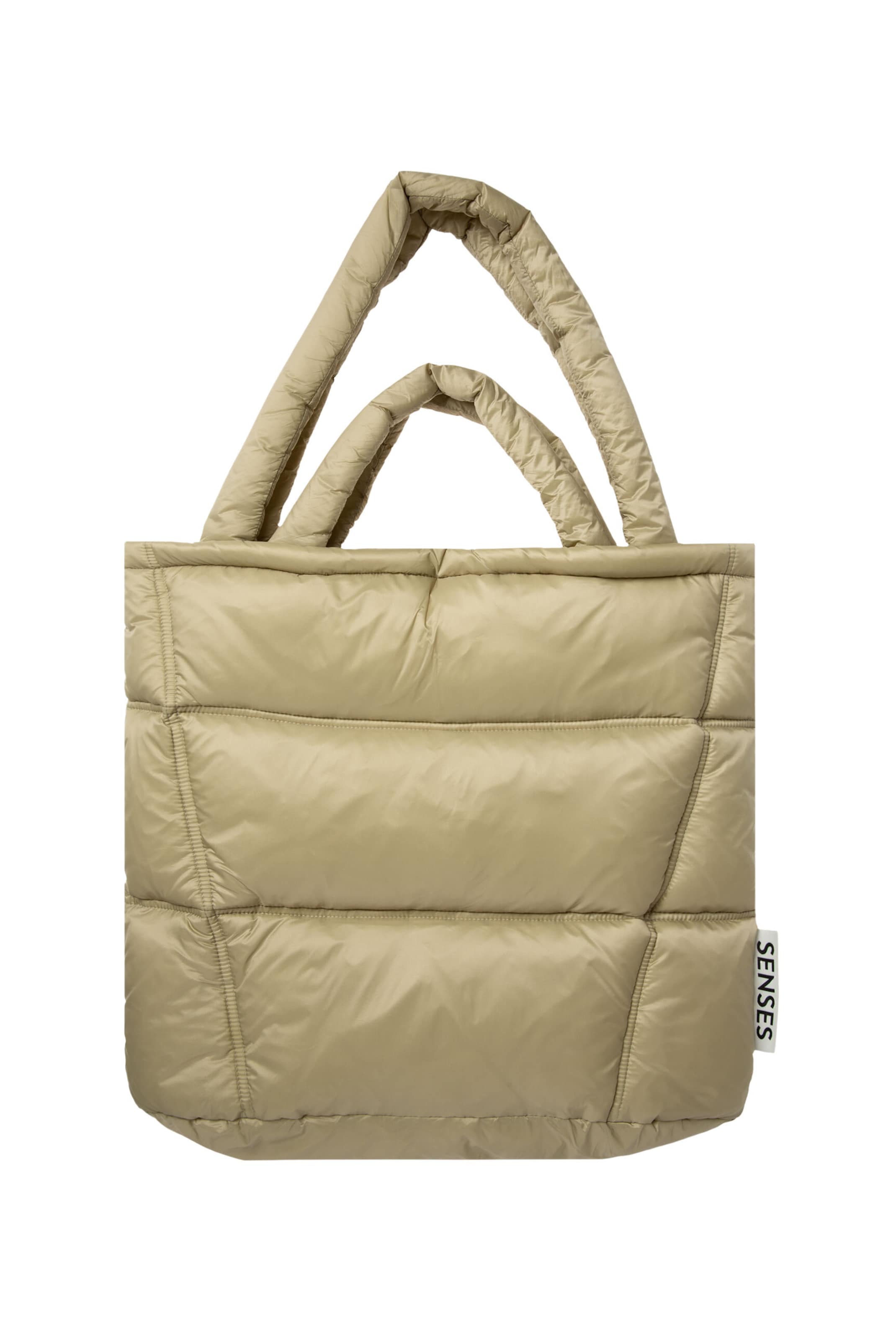 SENSES.THE LABEL Shopper in Green: front