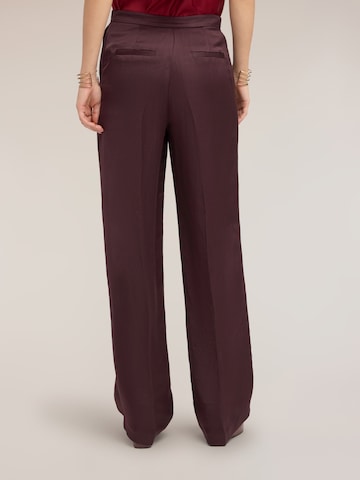 MOTIVI Wide leg Broek in Bruin